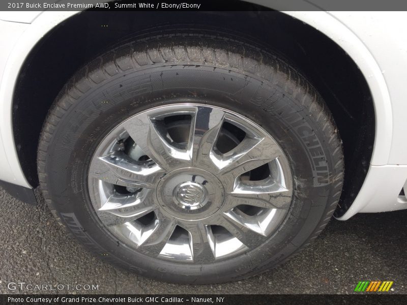 Summit White / Ebony/Ebony 2017 Buick Enclave Premium AWD