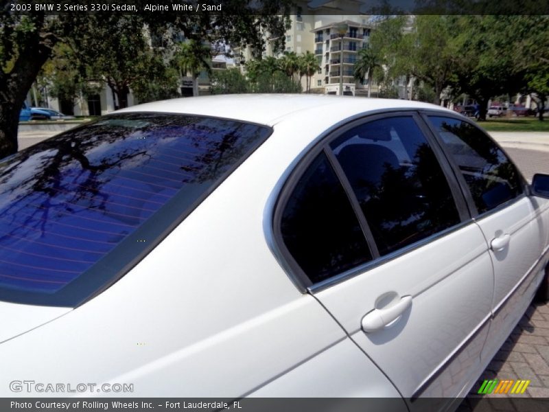 Alpine White / Sand 2003 BMW 3 Series 330i Sedan