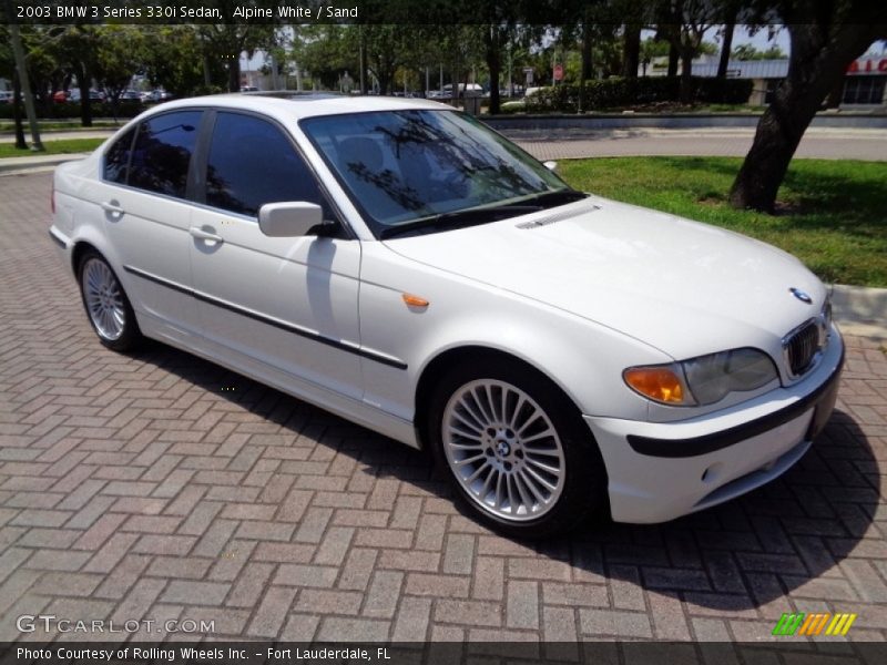 Alpine White / Sand 2003 BMW 3 Series 330i Sedan