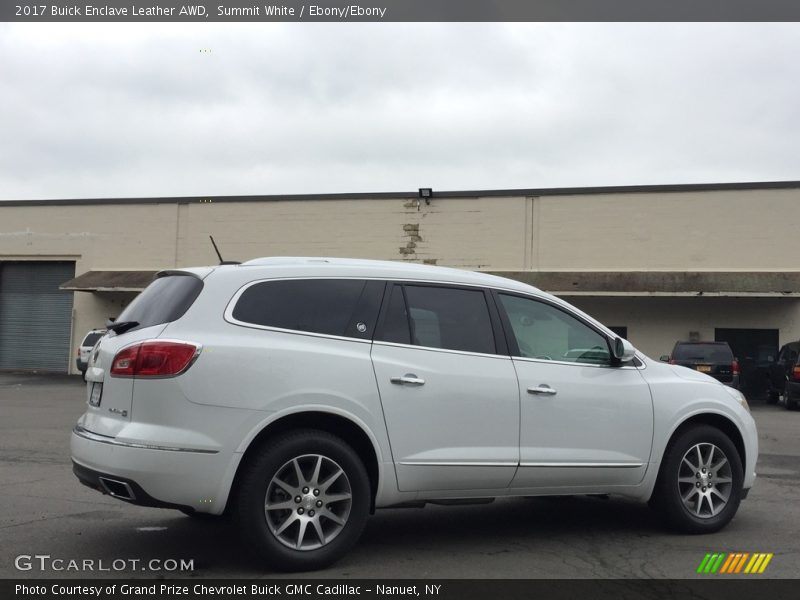 Summit White / Ebony/Ebony 2017 Buick Enclave Leather AWD