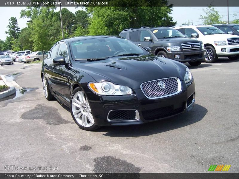 Ultimate Black / Charcoal 2010 Jaguar XF XFR Sport Sedan