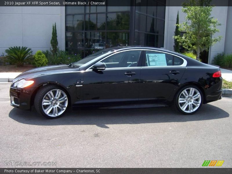 Ultimate Black / Charcoal 2010 Jaguar XF XFR Sport Sedan