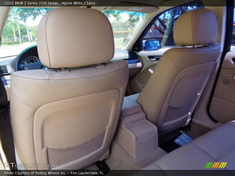 Alpine White / Sand 2003 BMW 3 Series 330i Sedan