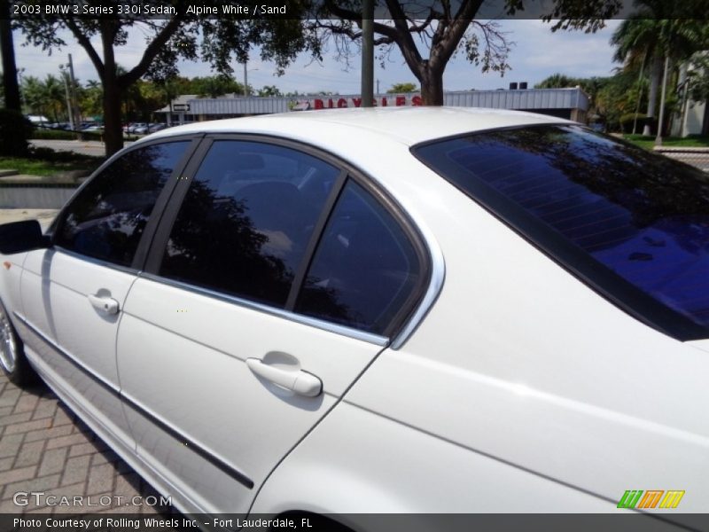 Alpine White / Sand 2003 BMW 3 Series 330i Sedan