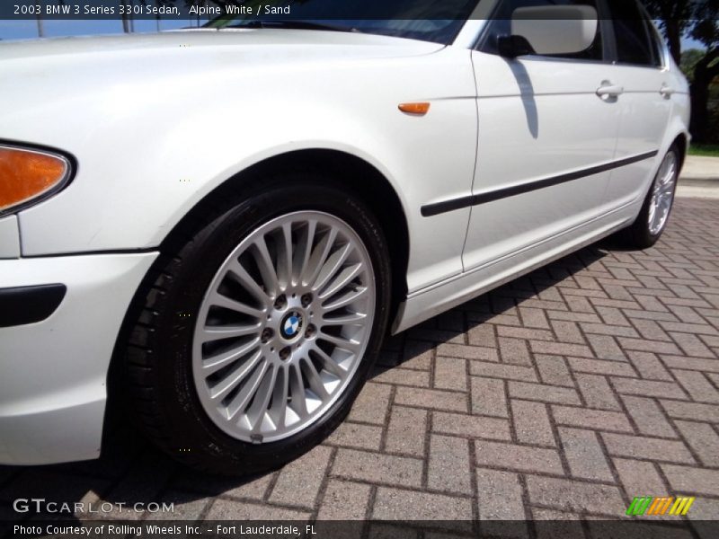 Alpine White / Sand 2003 BMW 3 Series 330i Sedan