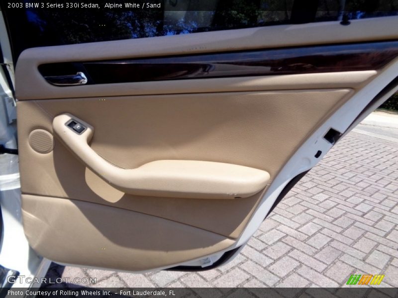 Alpine White / Sand 2003 BMW 3 Series 330i Sedan