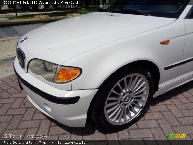 Alpine White / Sand 2003 BMW 3 Series 330i Sedan