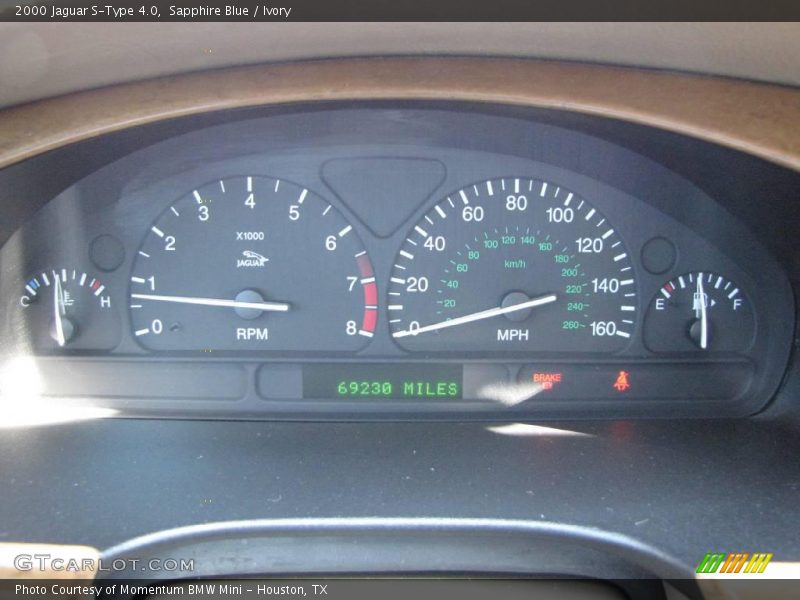 Sapphire Blue / Ivory 2000 Jaguar S-Type 4.0