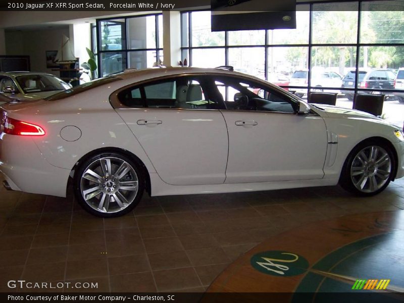 Porcelain White / Ivory 2010 Jaguar XF XFR Sport Sedan