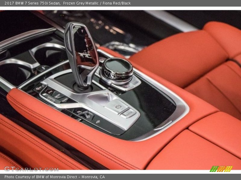 Frozen Grey Metallic / Fiona Red/Black 2017 BMW 7 Series 750i Sedan