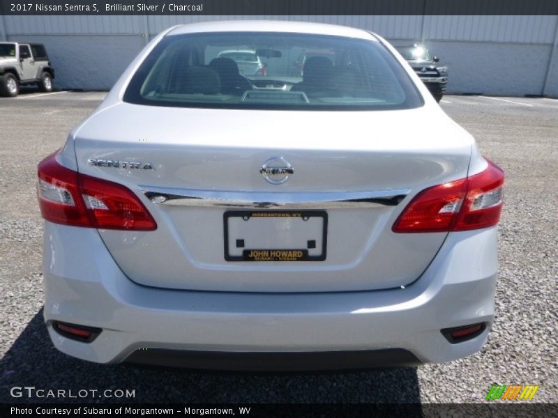 Brilliant Silver / Charcoal 2017 Nissan Sentra S