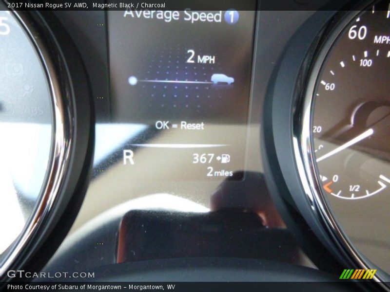 Magnetic Black / Charcoal 2017 Nissan Rogue SV AWD