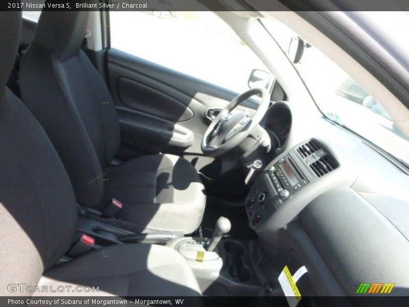 Brilliant Silver / Charcoal 2017 Nissan Versa S