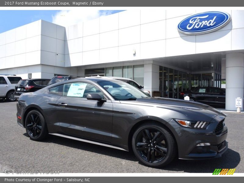 Magnetic / Ebony 2017 Ford Mustang Ecoboost Coupe