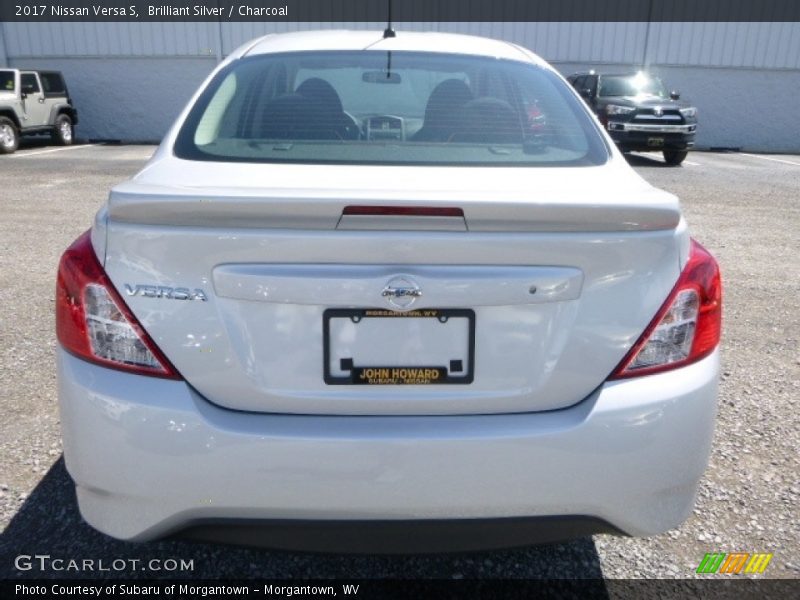 Brilliant Silver / Charcoal 2017 Nissan Versa S