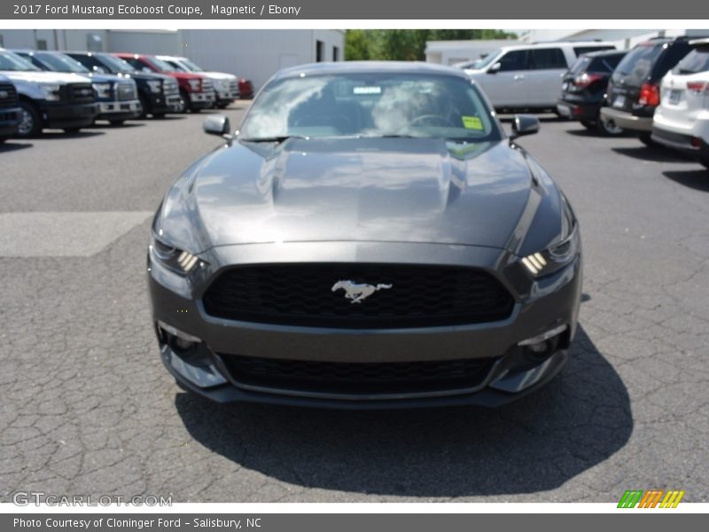 Magnetic / Ebony 2017 Ford Mustang Ecoboost Coupe