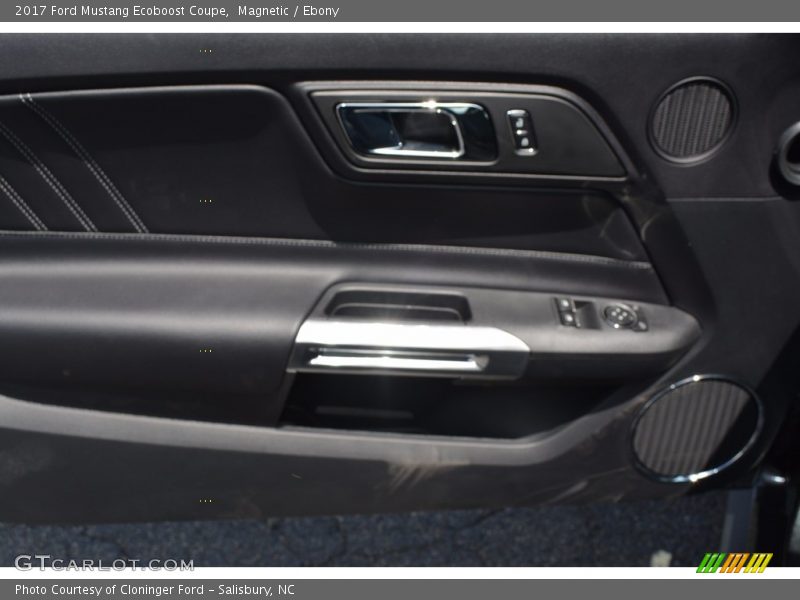 Magnetic / Ebony 2017 Ford Mustang Ecoboost Coupe