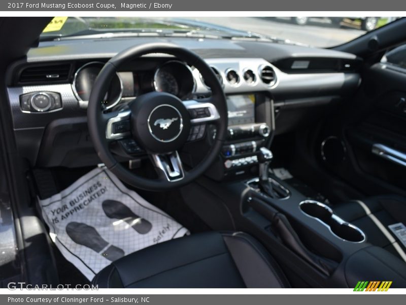 Magnetic / Ebony 2017 Ford Mustang Ecoboost Coupe