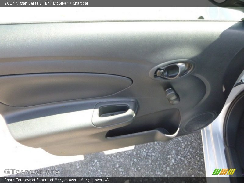 Brilliant Silver / Charcoal 2017 Nissan Versa S