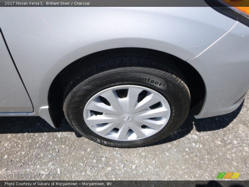 Brilliant Silver / Charcoal 2017 Nissan Versa S