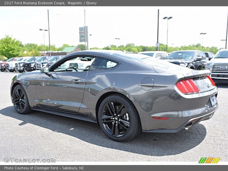 Magnetic / Ebony 2017 Ford Mustang Ecoboost Coupe