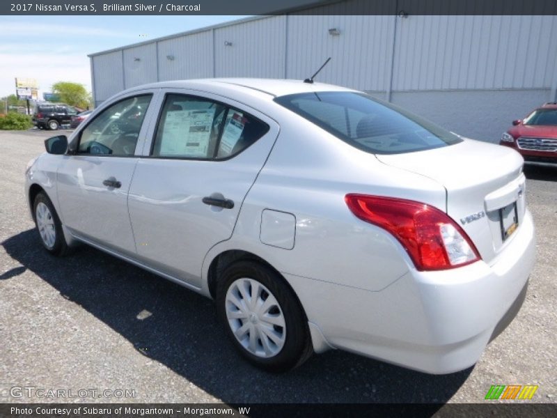 Brilliant Silver / Charcoal 2017 Nissan Versa S