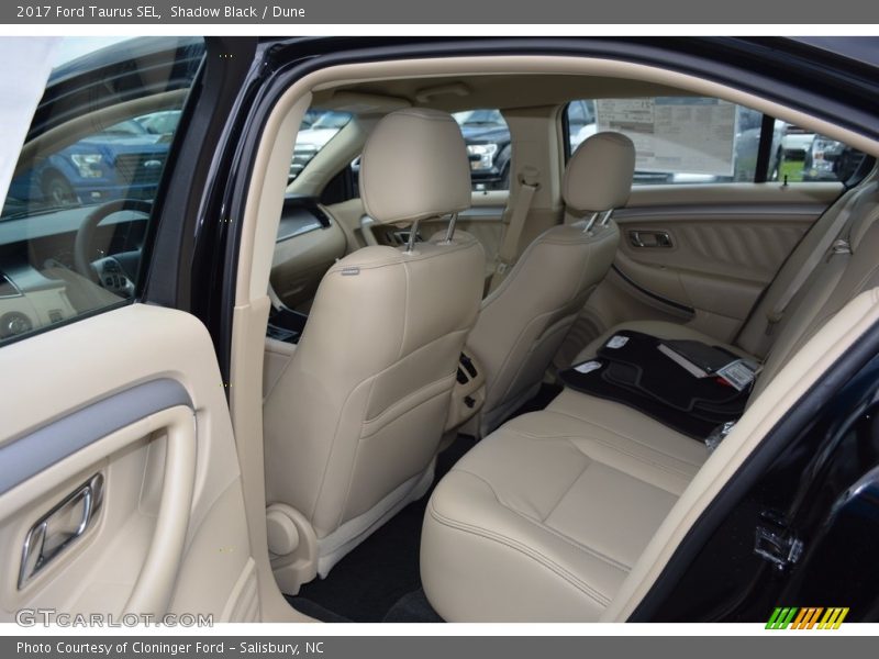 Rear Seat of 2017 Taurus SEL