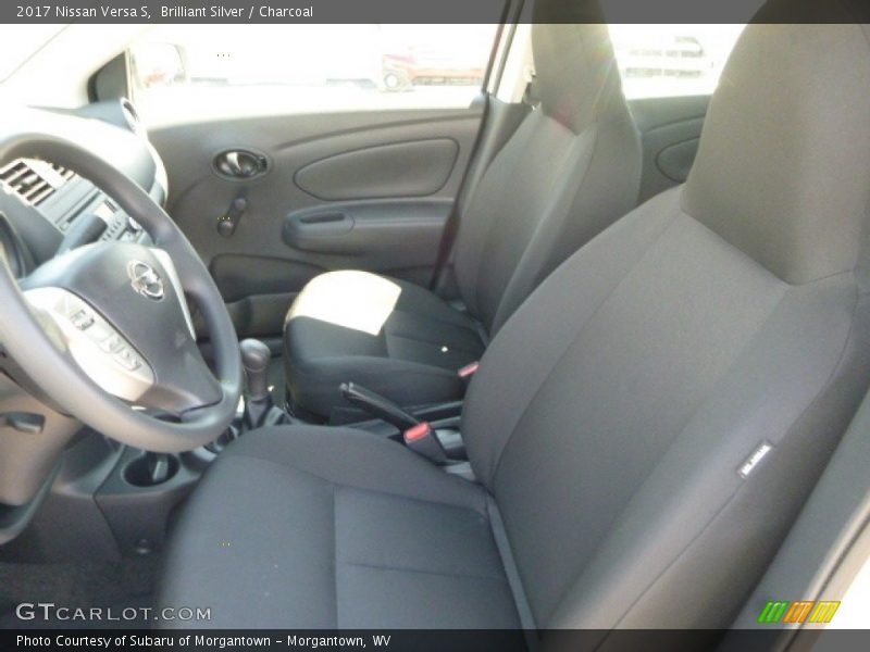 Brilliant Silver / Charcoal 2017 Nissan Versa S
