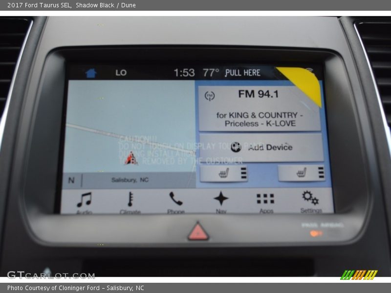 Shadow Black / Dune 2017 Ford Taurus SEL