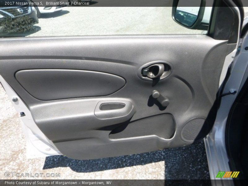 Brilliant Silver / Charcoal 2017 Nissan Versa S