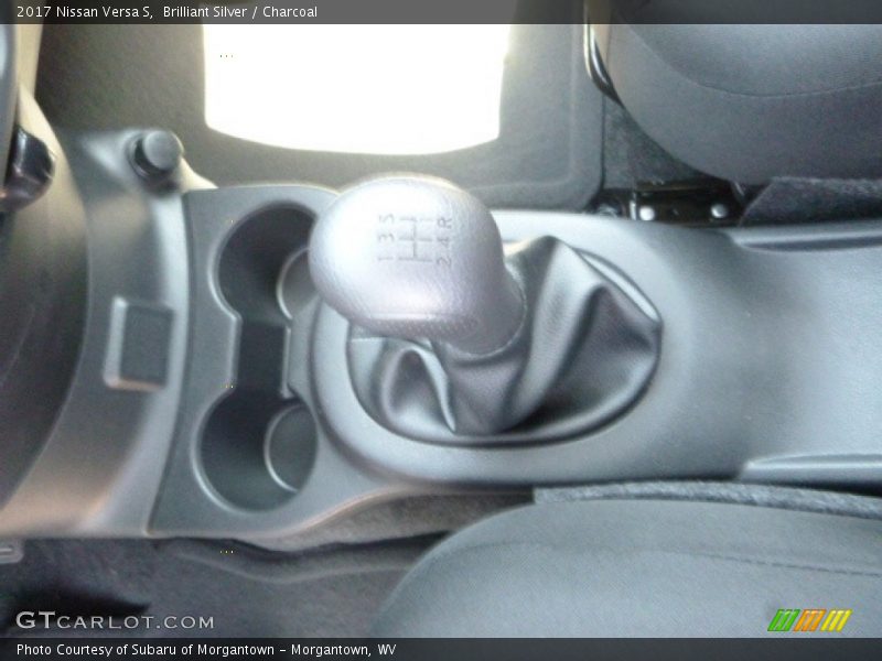 Brilliant Silver / Charcoal 2017 Nissan Versa S