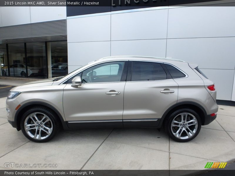 Silver Sand Metallic / Hazelnut 2015 Lincoln MKC AWD