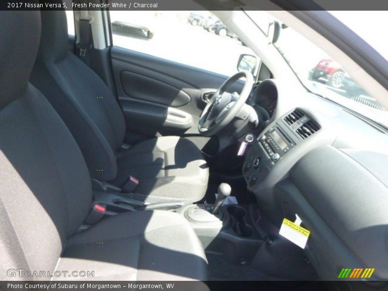 Fresh Powder White / Charcoal 2017 Nissan Versa S