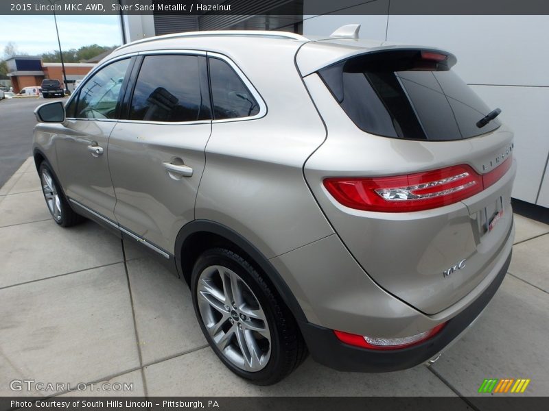Silver Sand Metallic / Hazelnut 2015 Lincoln MKC AWD