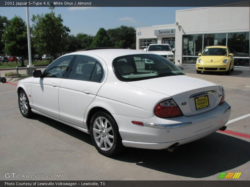 White Onyx / Almond 2001 Jaguar S-Type 4.0