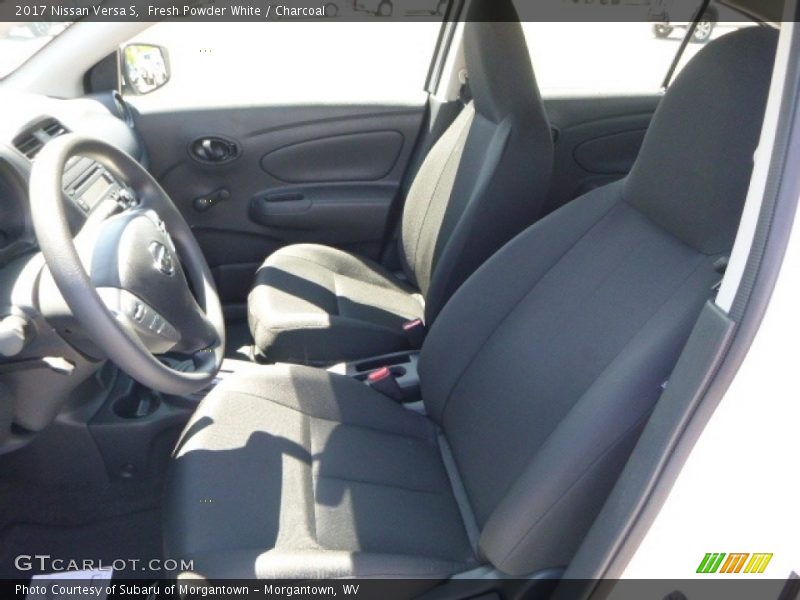 Fresh Powder White / Charcoal 2017 Nissan Versa S