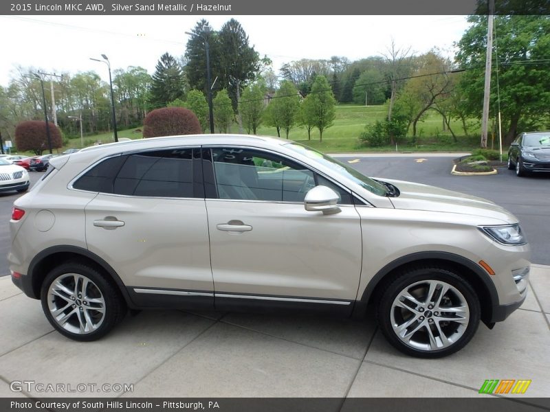 Silver Sand Metallic / Hazelnut 2015 Lincoln MKC AWD