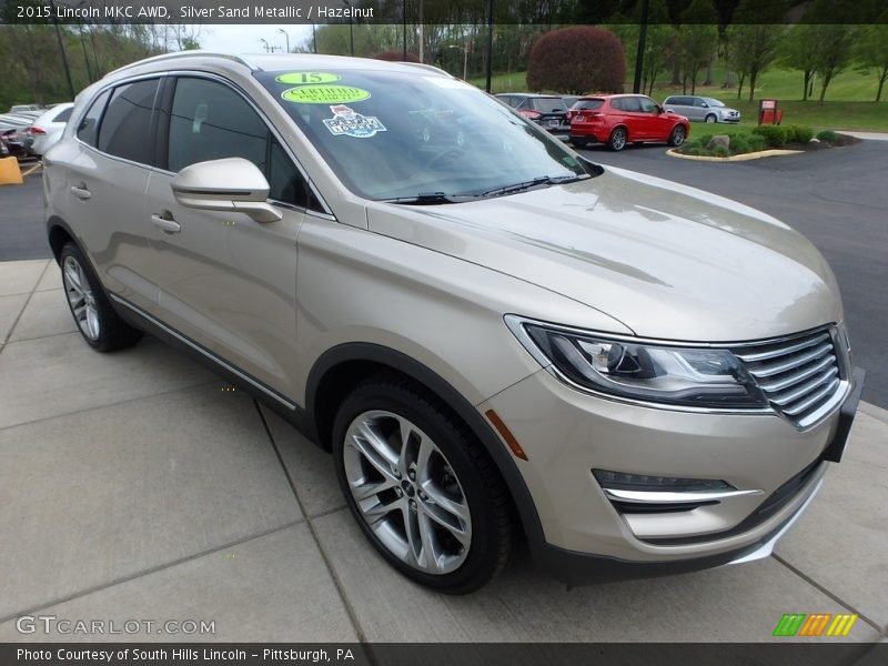 Silver Sand Metallic / Hazelnut 2015 Lincoln MKC AWD