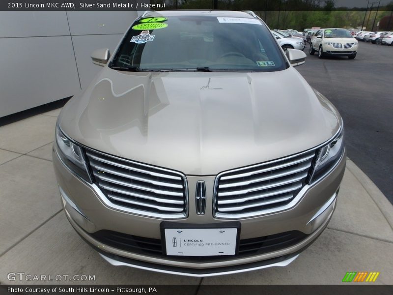Silver Sand Metallic / Hazelnut 2015 Lincoln MKC AWD