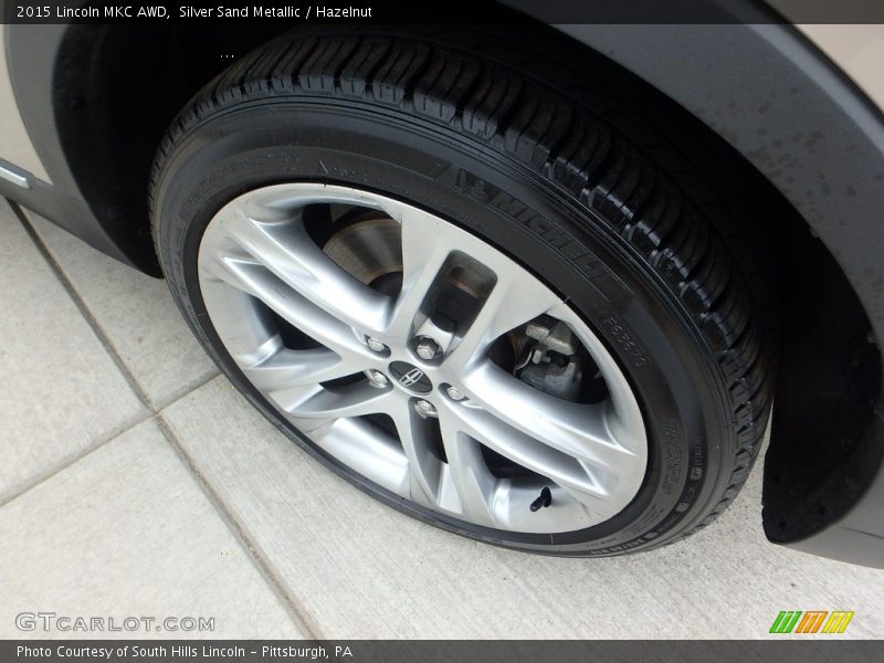 Silver Sand Metallic / Hazelnut 2015 Lincoln MKC AWD