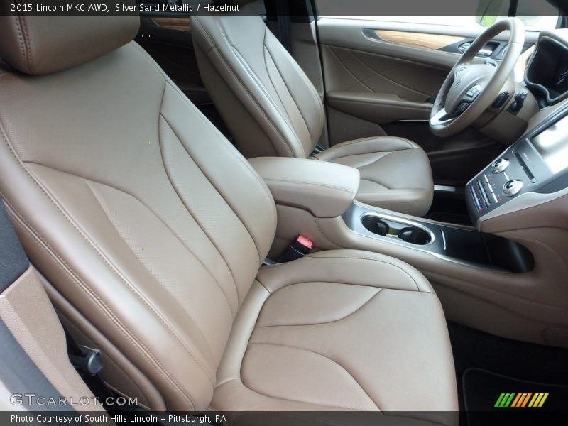 Silver Sand Metallic / Hazelnut 2015 Lincoln MKC AWD