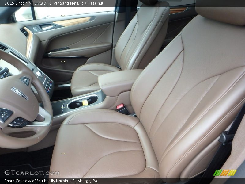 Silver Sand Metallic / Hazelnut 2015 Lincoln MKC AWD