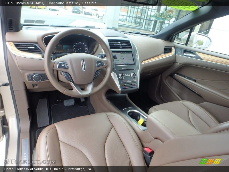 Silver Sand Metallic / Hazelnut 2015 Lincoln MKC AWD