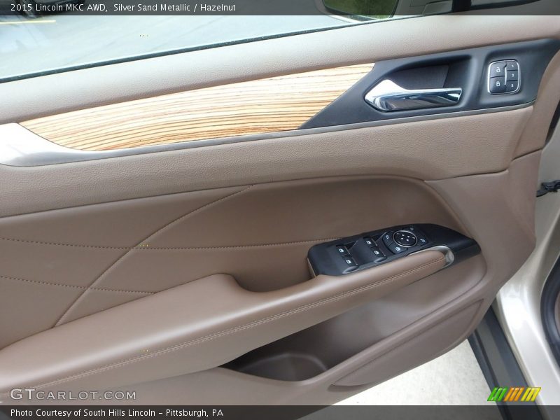 Silver Sand Metallic / Hazelnut 2015 Lincoln MKC AWD