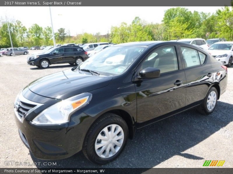 Super Black / Charcoal 2017 Nissan Versa S