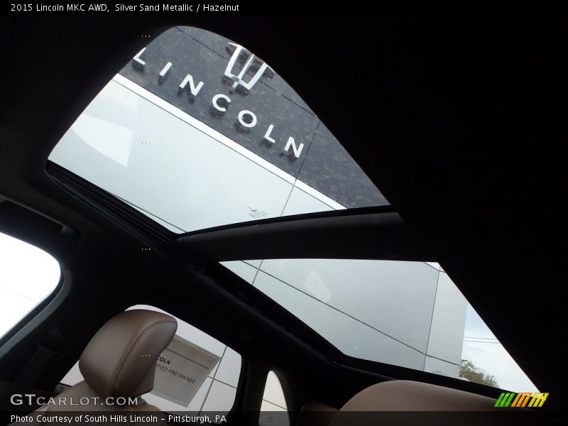 Silver Sand Metallic / Hazelnut 2015 Lincoln MKC AWD