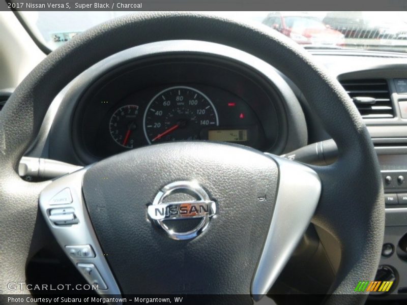 Super Black / Charcoal 2017 Nissan Versa S