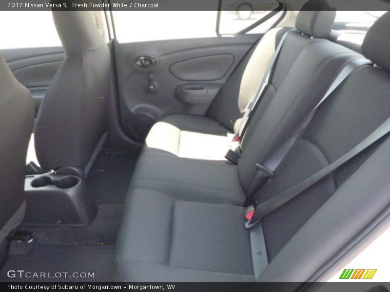 Fresh Powder White / Charcoal 2017 Nissan Versa S