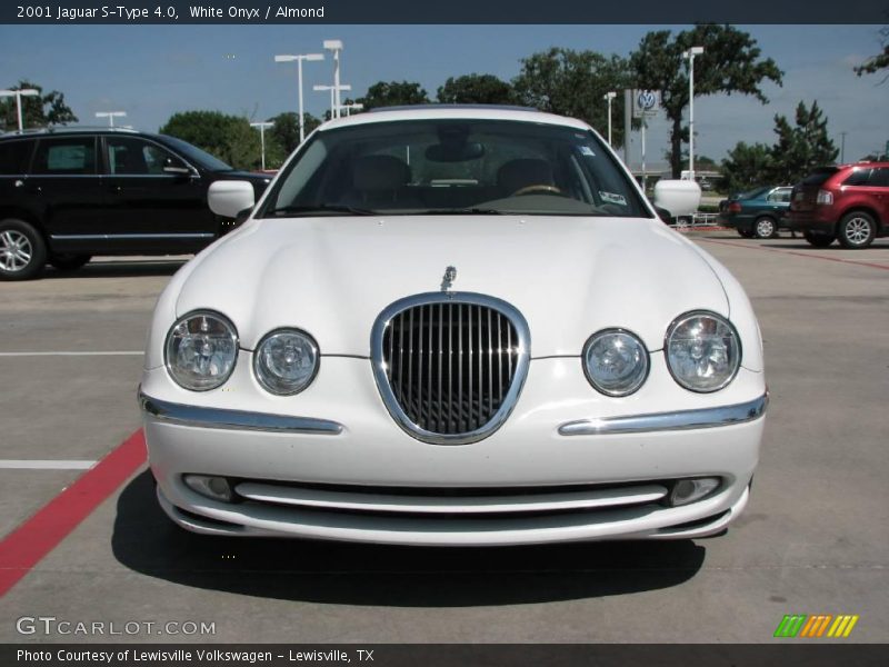 White Onyx / Almond 2001 Jaguar S-Type 4.0