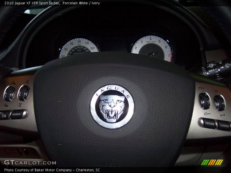 Porcelain White / Ivory 2010 Jaguar XF XFR Sport Sedan